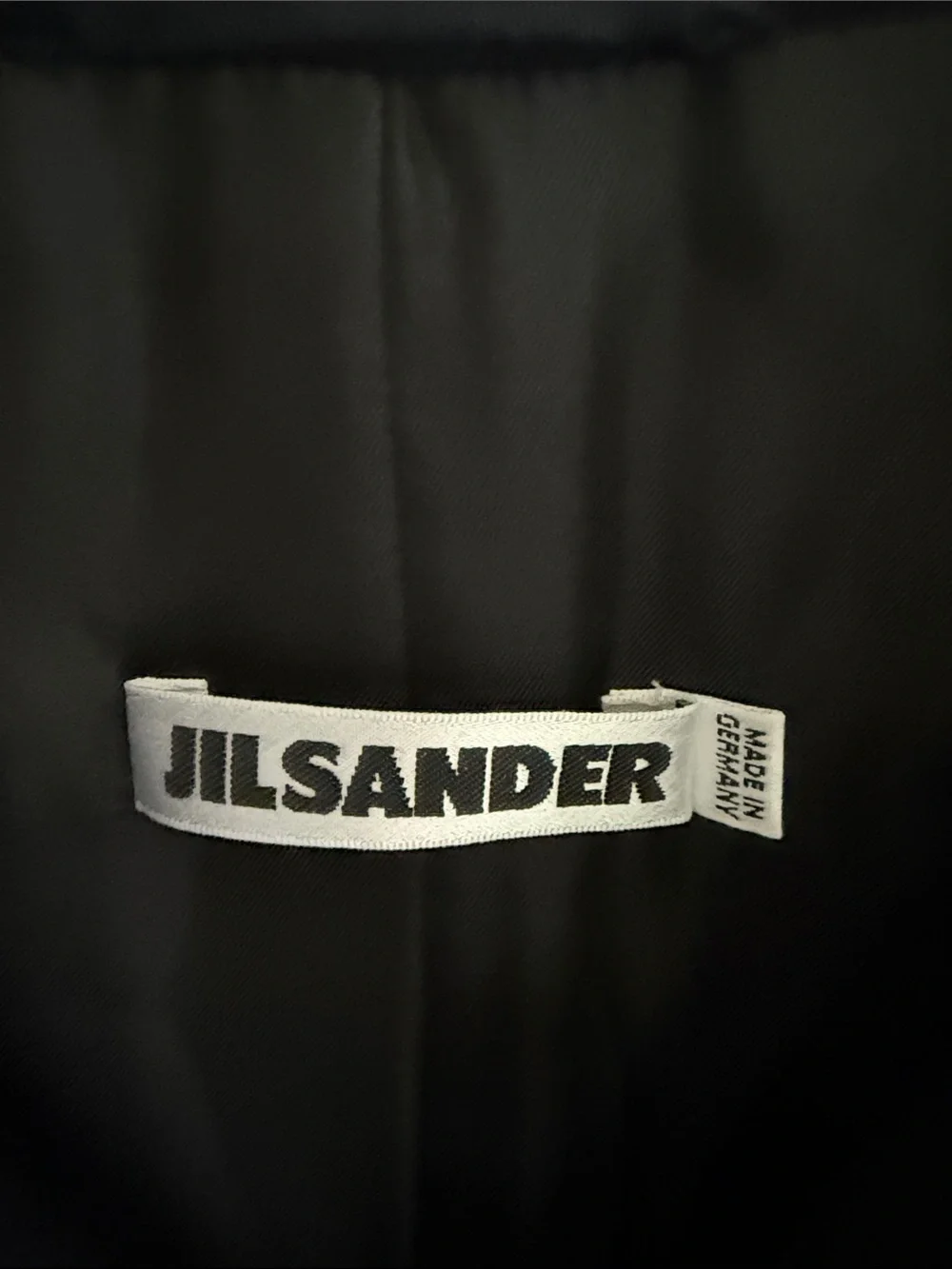 Jil Sander Navy Collarless Blazer Jacket FR38/US 6 - Picture 3 of 7